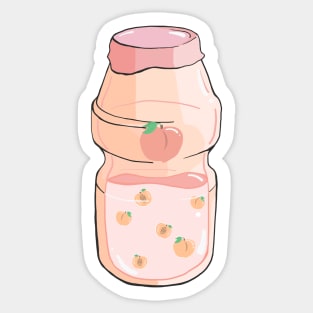 Peach Yogurt Drink! Sticker